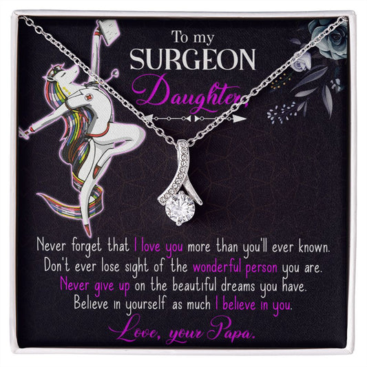 Copy of To my surgeon daughter Alluring Beauty Necklace