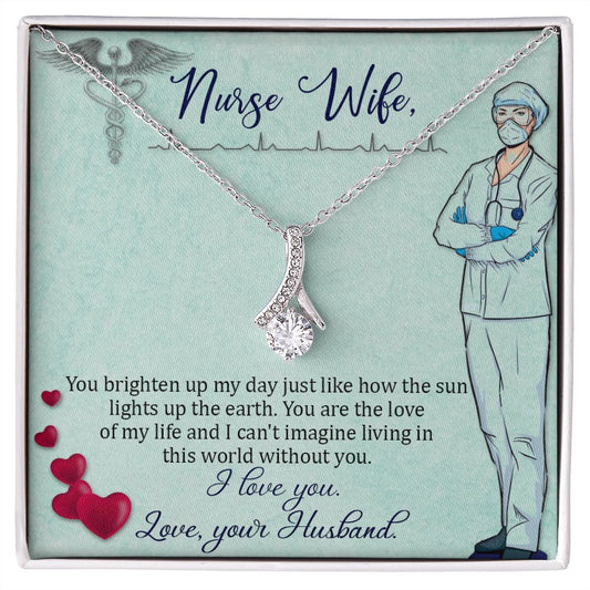 Copy of To my nurse wife Alluring Beauty Necklace