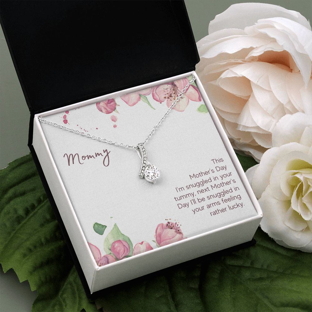 Mommy - Snuggled in Your tummy Alluring Beauty Necklace