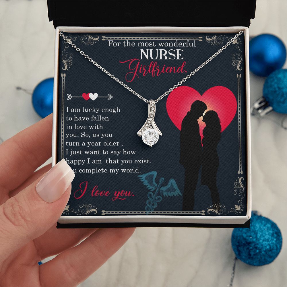 Copy of For the most wonderful nurse girlfriend Alluring Beauty Necklace