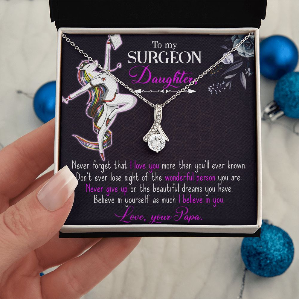 Copy of To my surgeon daughter Alluring Beauty Necklace