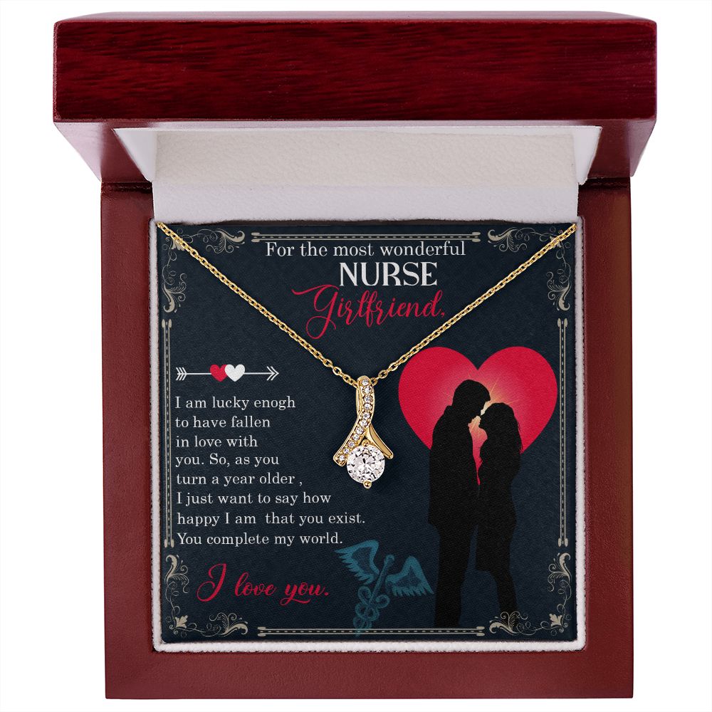 Copy of For the most wonderful nurse girlfriend Alluring Beauty Necklace