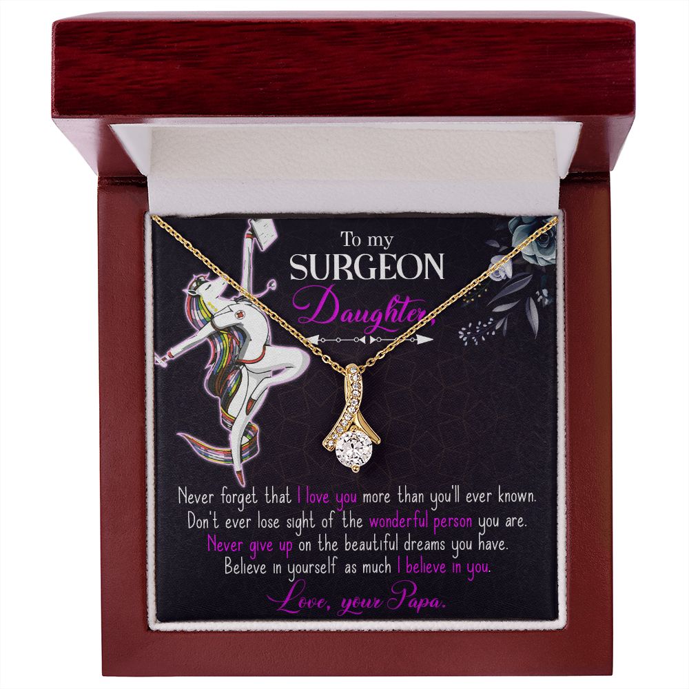 Copy of To my surgeon daughter Alluring Beauty Necklace