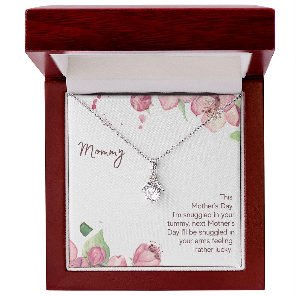 Mommy - Snuggled in Your tummy Alluring Beauty Necklace