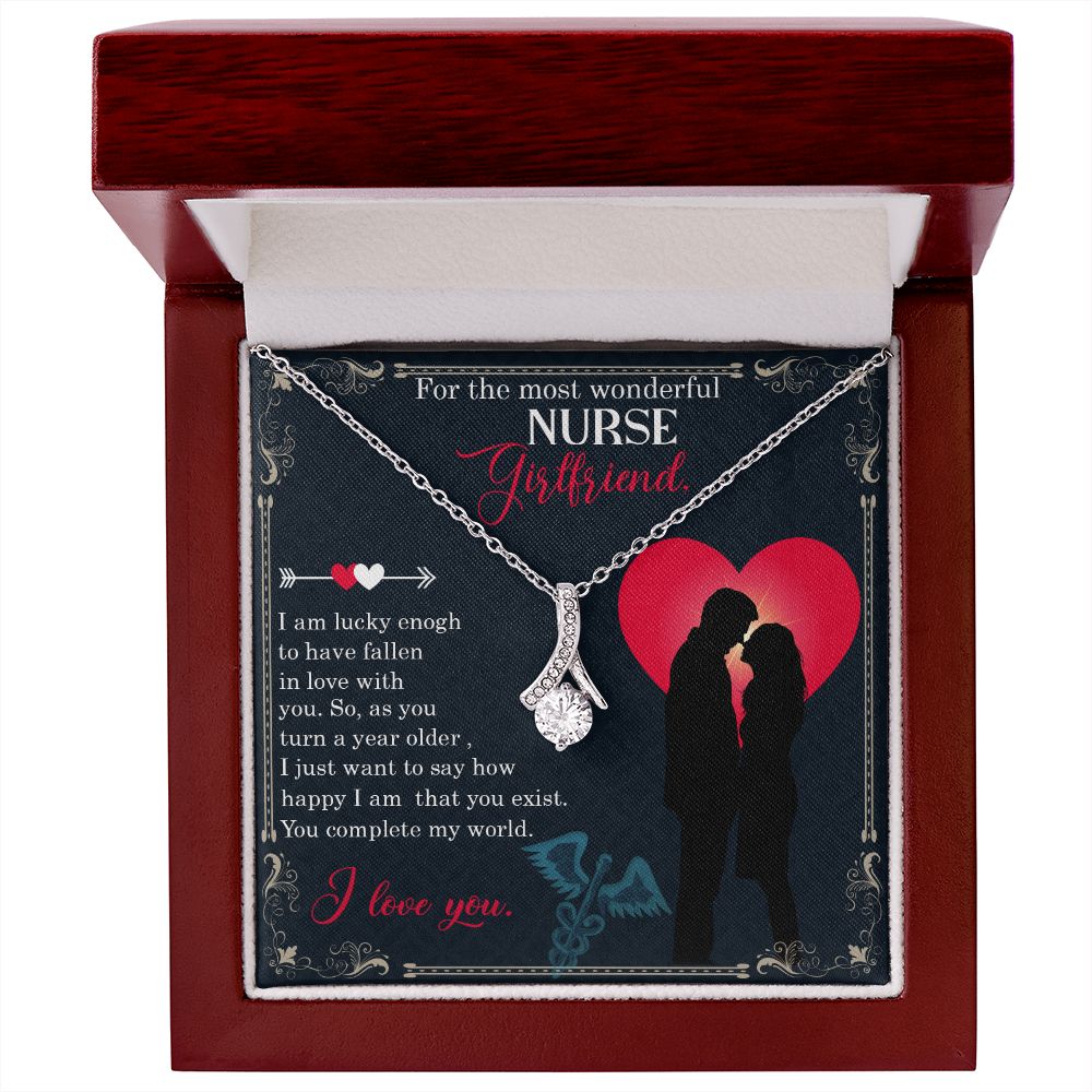 Copy of For the most wonderful nurse girlfriend Alluring Beauty Necklace