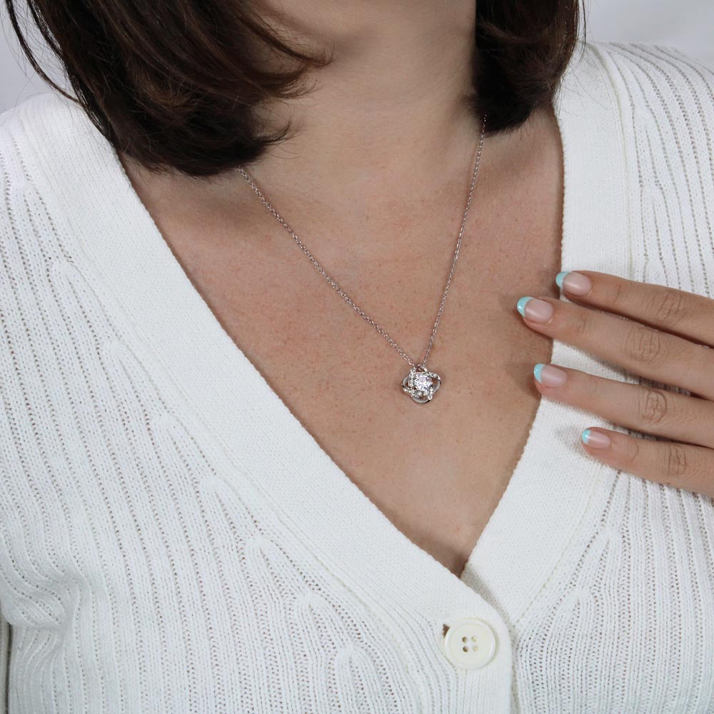 TO MY DEAREST BELOVED LOVE KNOT NECKLACE DIWALI SET