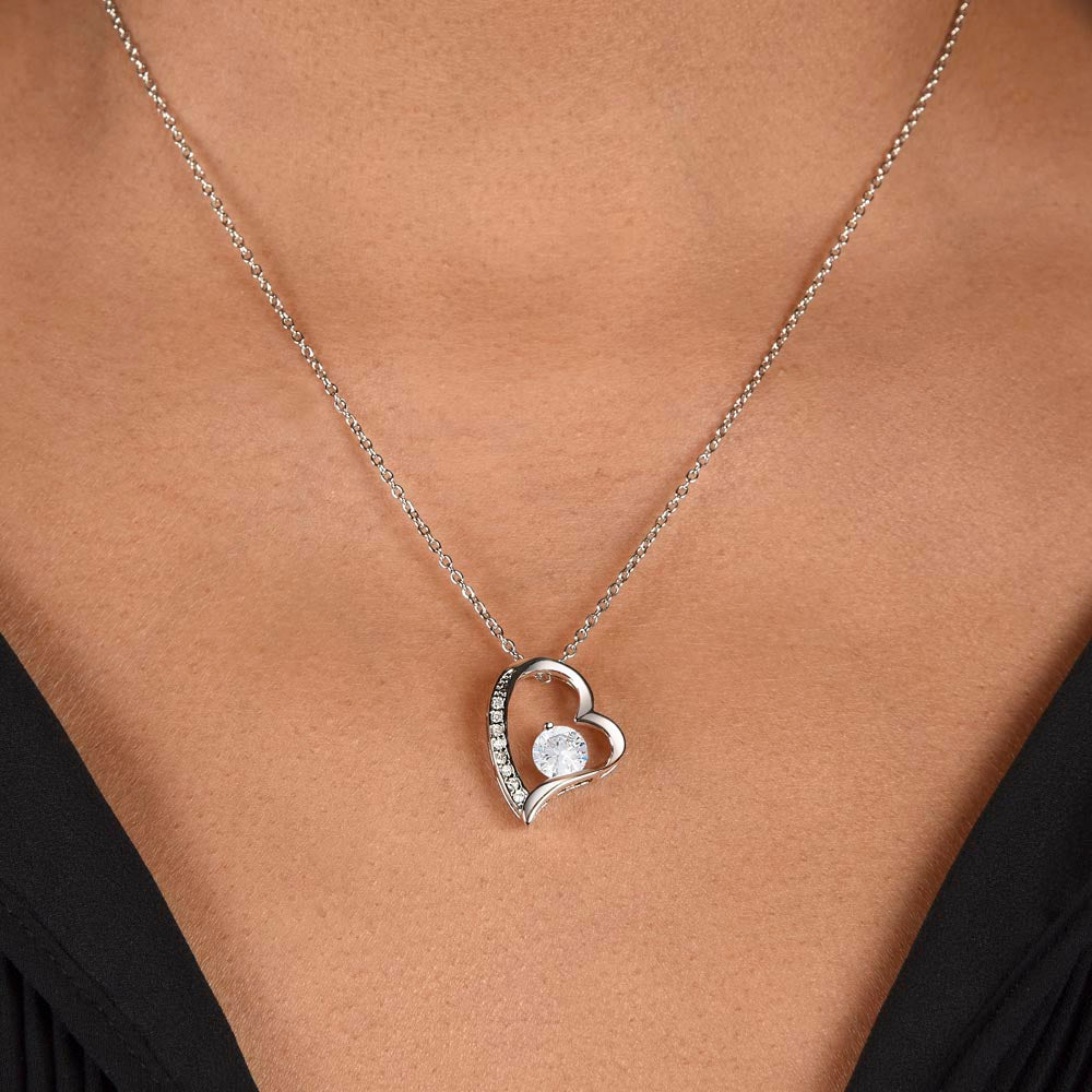 My Heart is where you are Dazzling Forever Love Necklace, perfect for Valentine's Day