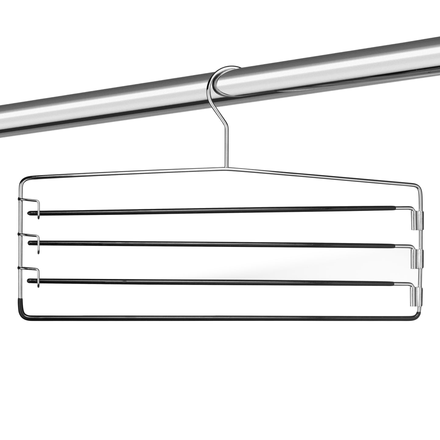 4-Tier Non Slip Metal Clothes Hanger, 2 Pack