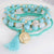 1 Set Stretch Acrylic Beaded Bohemian Women Bracelet Bangle