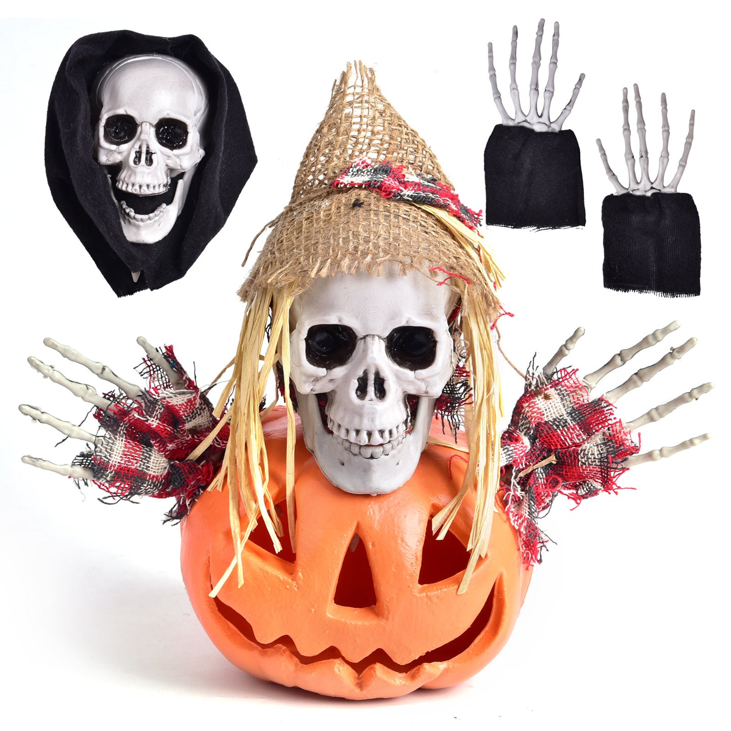 6 Pcs Halloween Skeleton Stakes Outdoor Decorations