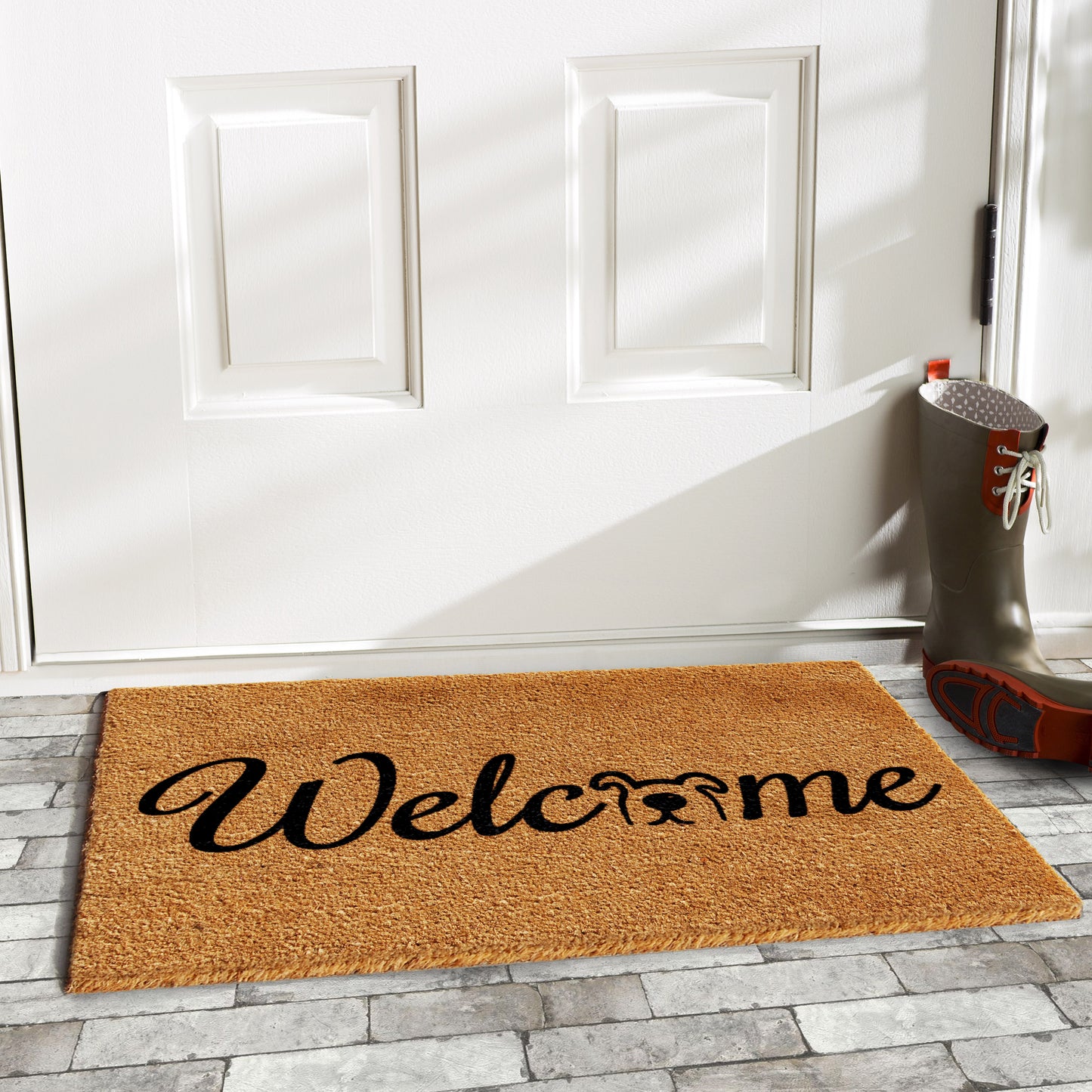 Doggie Welcome Outdoor Doormat 17" x 29"