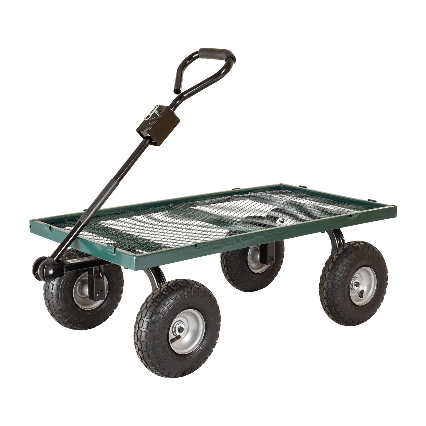 700lb Capacity, 38” x 20” Towable Mesh Garden Utility Cart