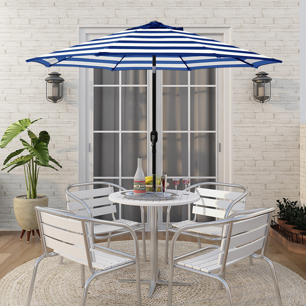 9 ft. Steel Crank & Tilt Market Patio Umbrella