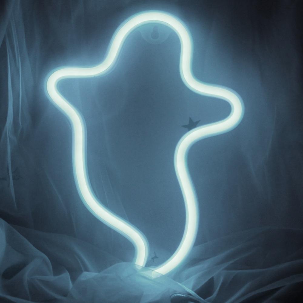 Ghost Neon Light Wall Decor