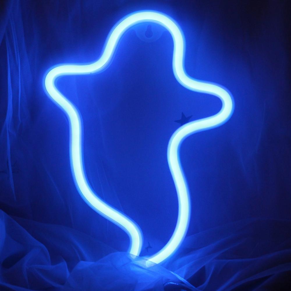 Ghost Neon Light Wall Decor