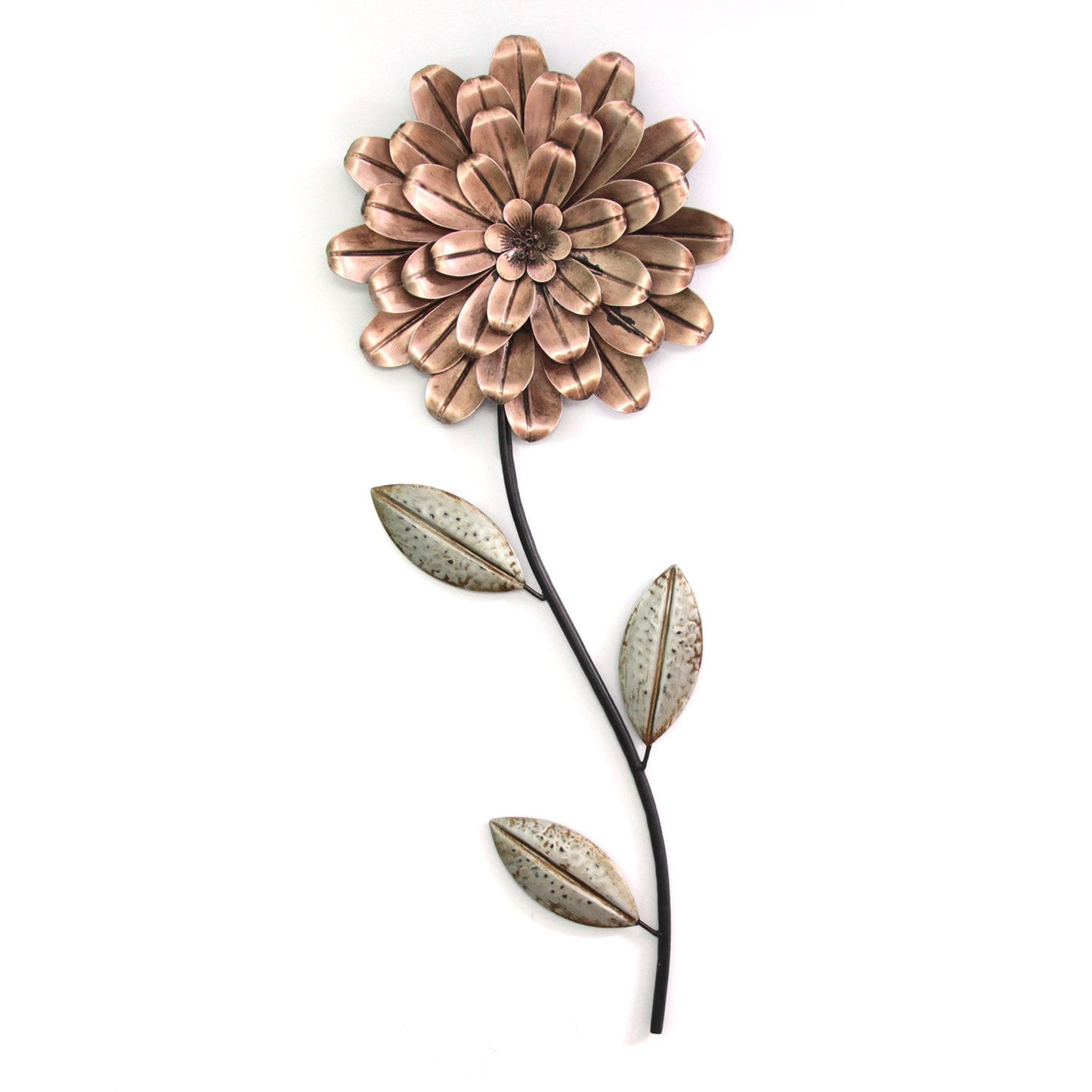 Romantic Flower Stem Wall Sculpture for Home Decoration