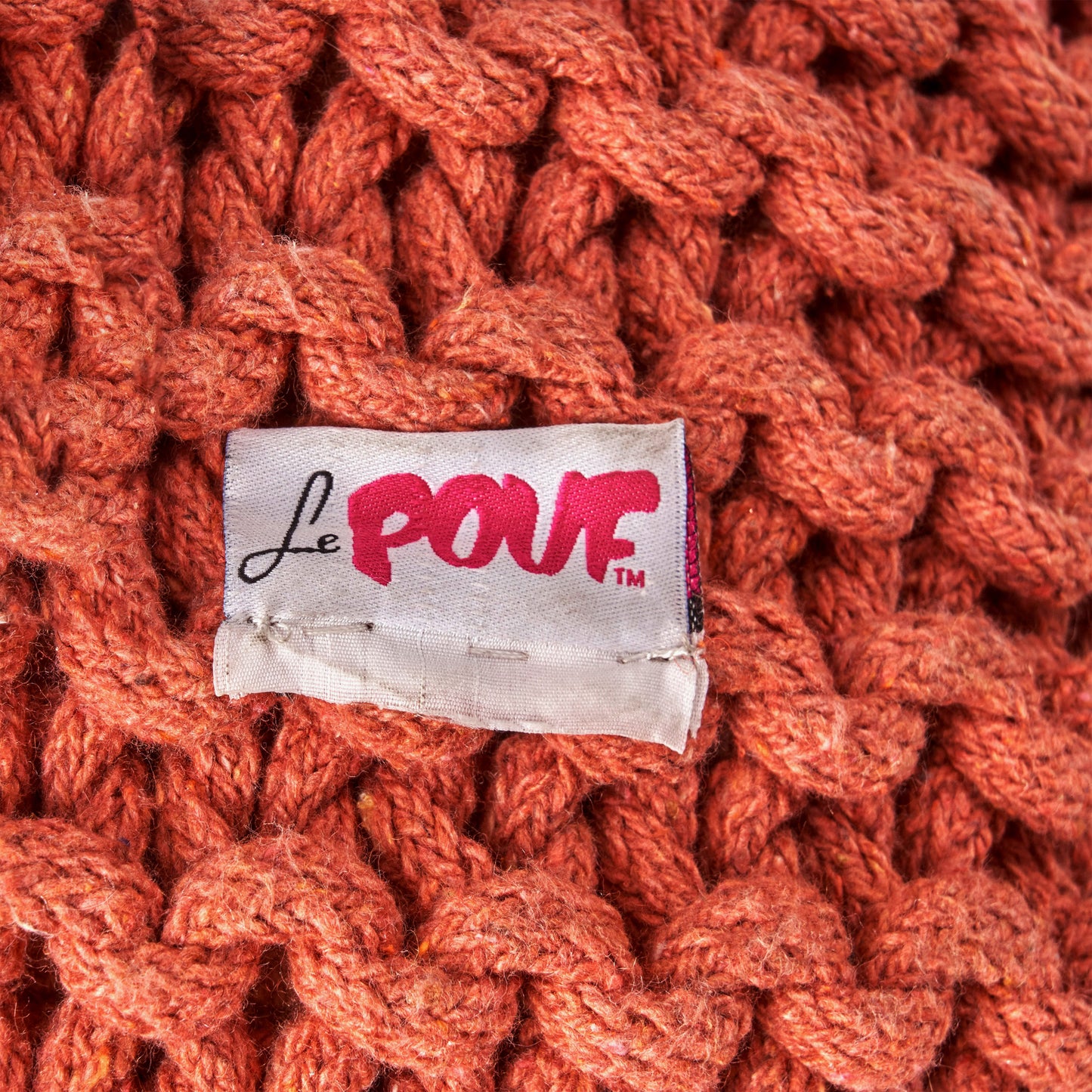 Indoor Bohemian Handcrafted Modern Cotton Ottoman Pouf