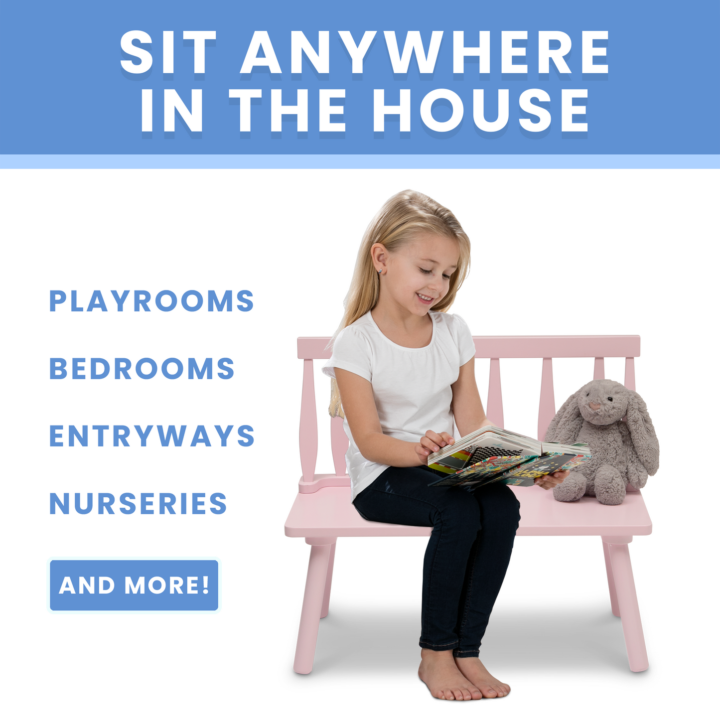 Children Bench for Bedroom/Playroom