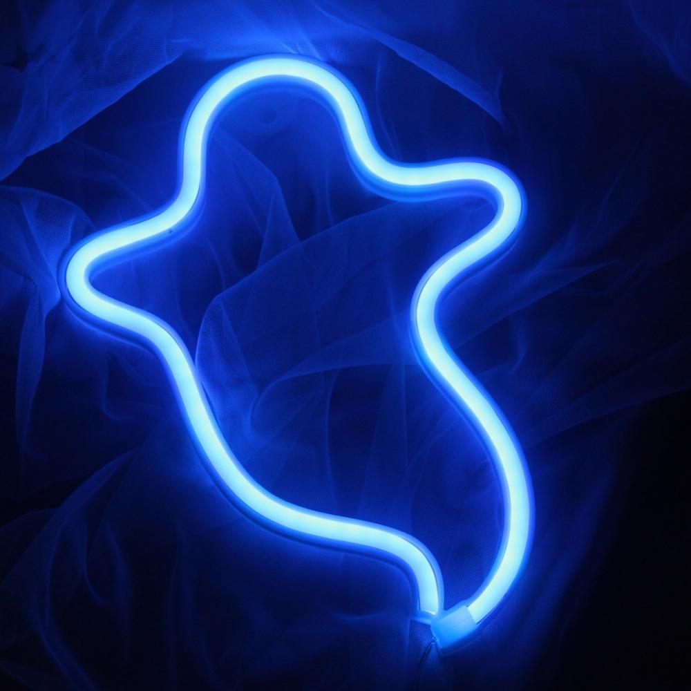 Ghost Neon Light Wall Decor