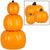 Orange Blow Mold Pumpkin Trio for Halloween Decoration