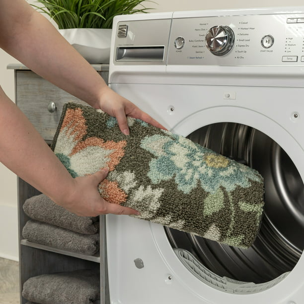 Oversized Floral Gray Multi Runner Rug, 2'x6' - Walmart.com