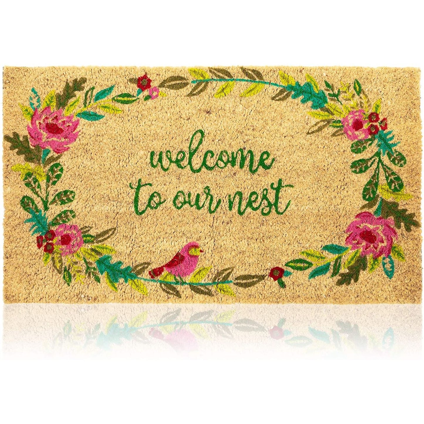 Natural Coco Coir Door Mat 17"x30"