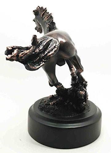 Country Wild & Free Galloping Steed Horse Bronze Figuine