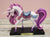 Fantasy Glimmer Rose Unicorn Mare Horse Figurine 7.75"W