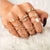 13Pcs Women Rings Knuckle Set Gold Bohemian