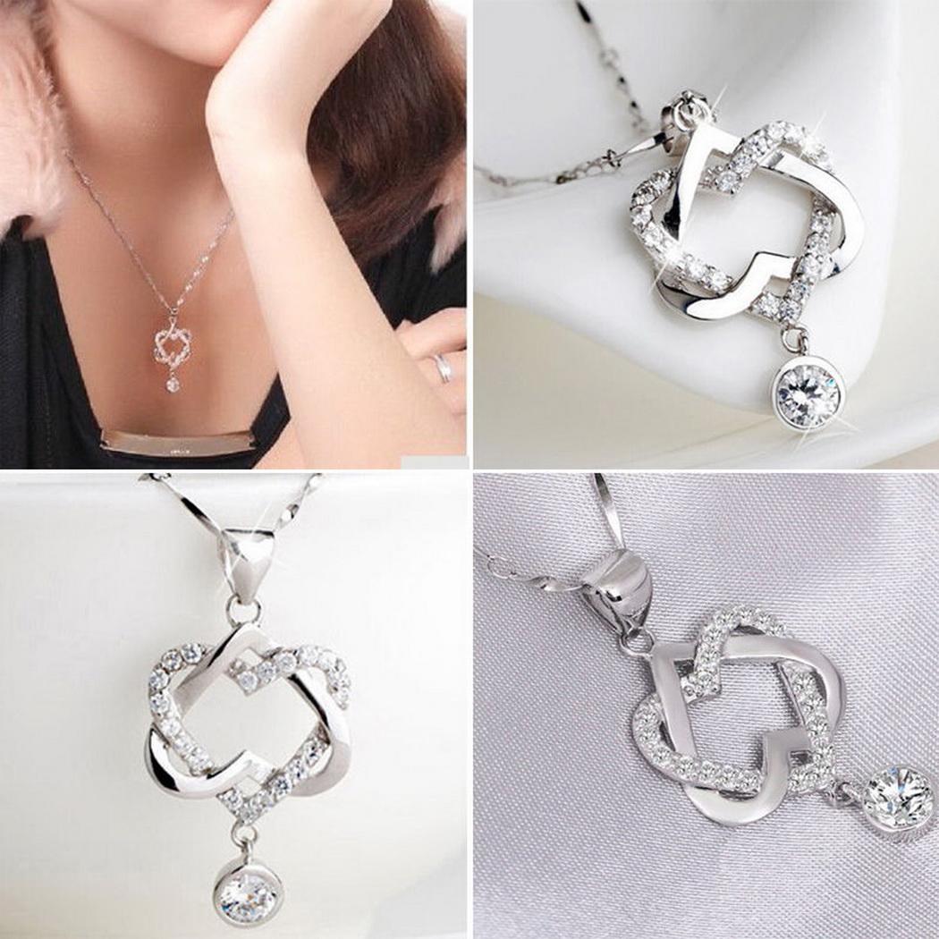 Resin Rhinestone  Alloy Pendant Necklace for Women