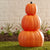 Orange Blow Mold Pumpkin Trio for Halloween Decoration