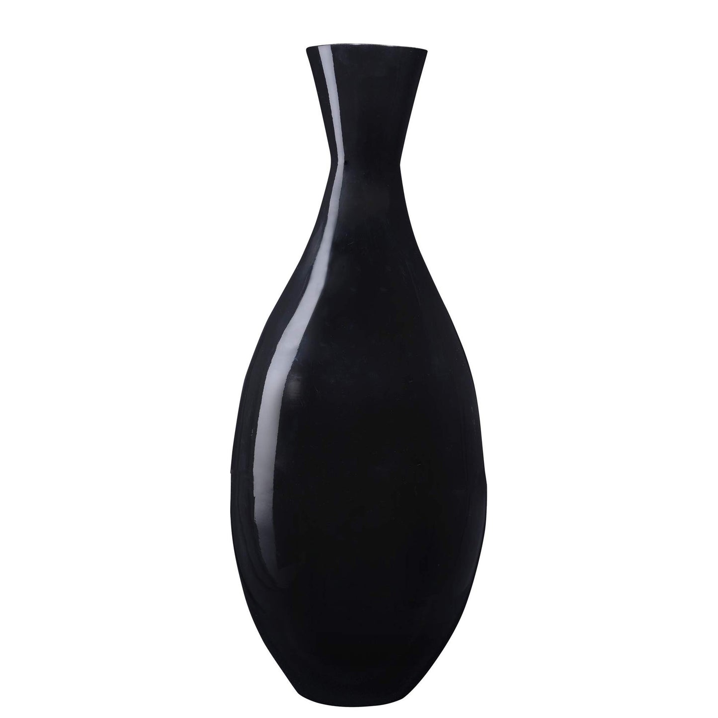 24” Tall Black Bamboo Vase