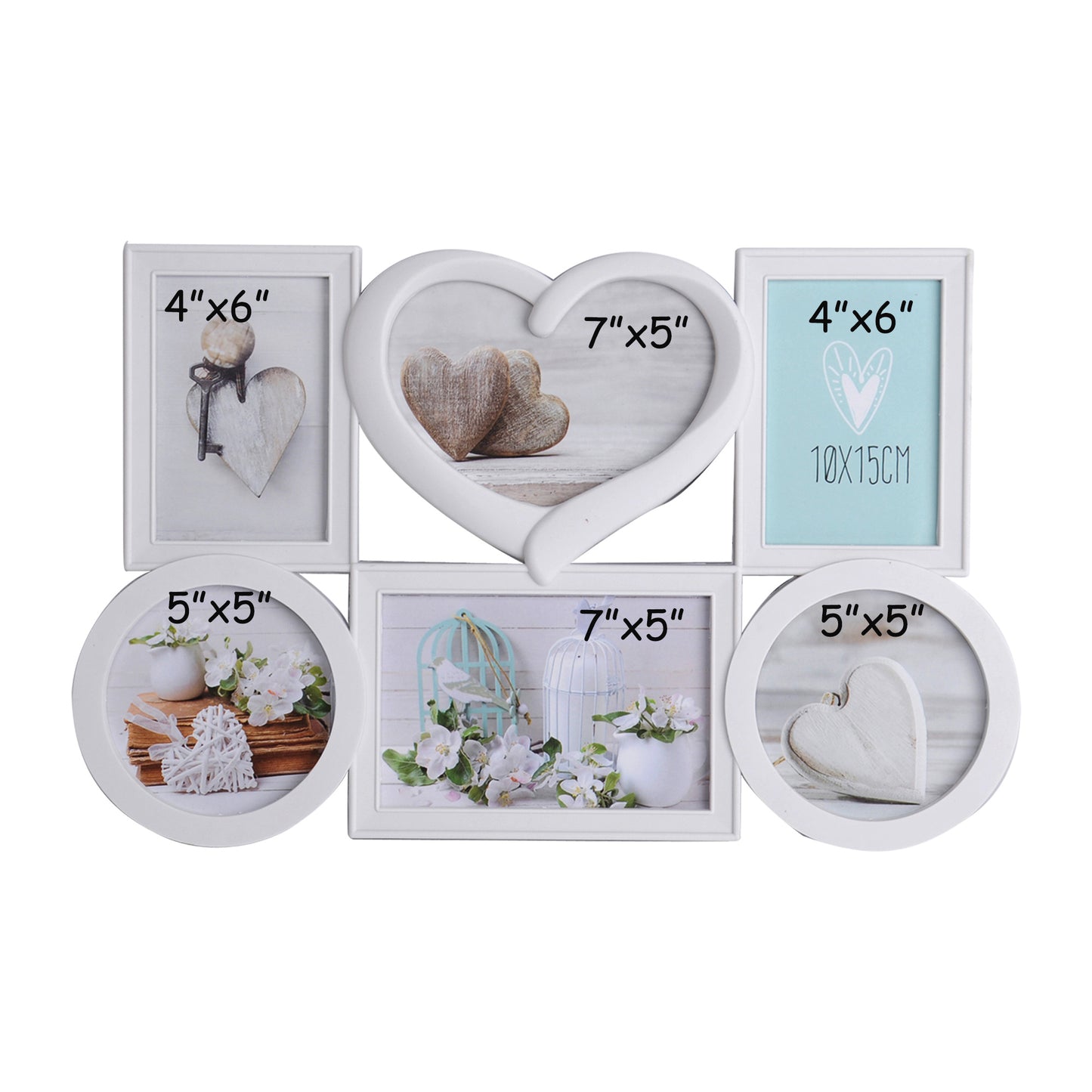 Wall Mounted Frames, White for Home Decoration