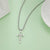 Silver Vintage Cross Pendant Necklaces for Men Women Stainless Steel Necklace Box Chain