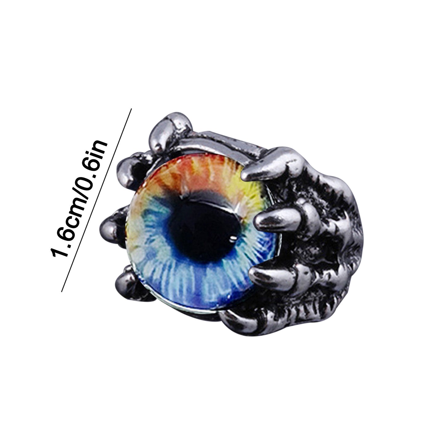 Stainless Steel Punk Devil Skull Ring for Men/Women