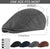 4 Piece Newsboy Men's Hat -Dark Grey, Navy Blue, Black, Brown