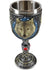 3D Effect Timber Wolf Goblet 7oz Home Kitchen Dining Decor Ceremonial Cup 7.62" High