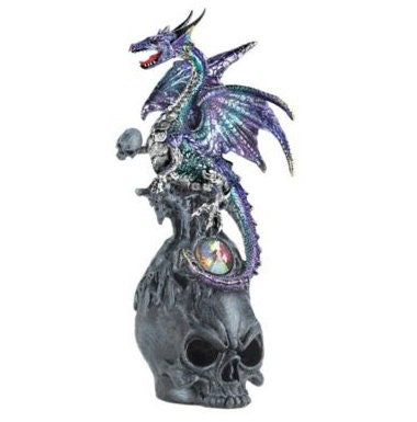 Dragon Collectible Medieval Statue Fantasy Decor 10"