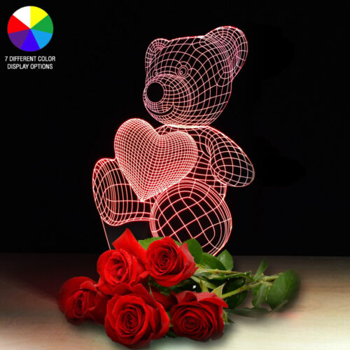 LED Light  Valentines Gift For Her -Love Birthday Teddy Bear