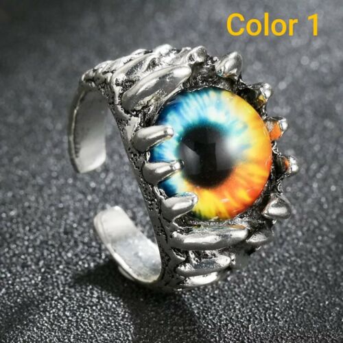 Evil Eye Rings Unisex Cool Fashion Punk Ring Jewelry Male Bar Night