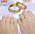 Women's Fashion Jewelry Wave Pattern Classic Gold Promise Wedding Ring