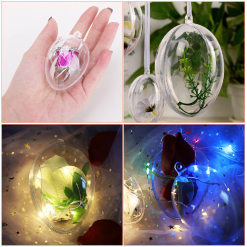 8cm Christmas Clear Balls Ornament Party