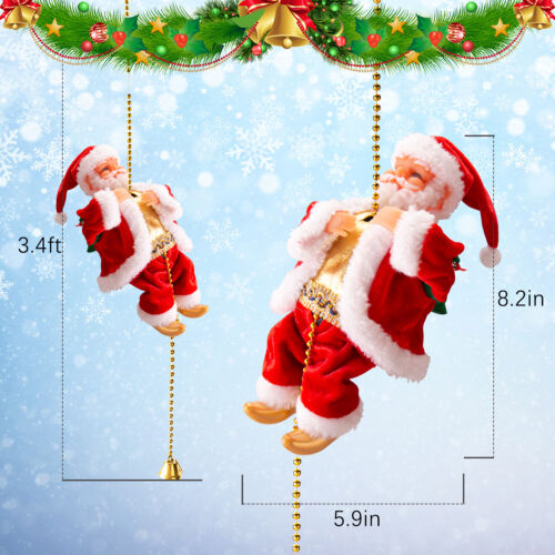 Rope Climbing Santa Claus Musical Toys