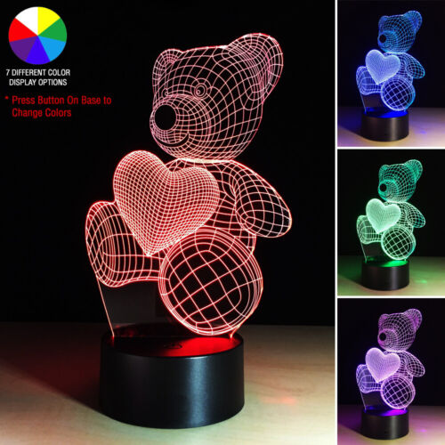 LED Light  Valentines Gift For Her -Love Birthday Teddy Bear