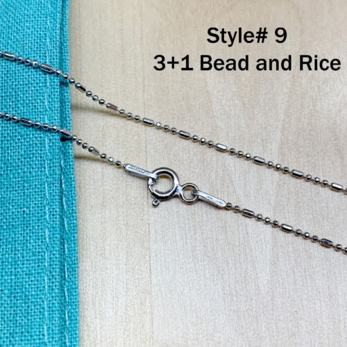 Real SILVER Unique Jewelry SOLID 925 Sterling Silver Chain Necklace