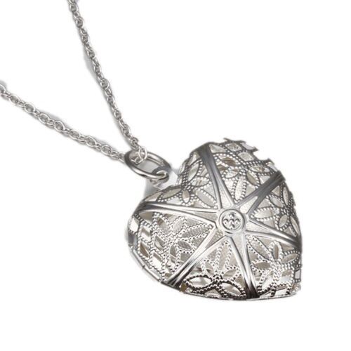 Mother's Day For Women Girl Necklace Pendant Silver Jewelry Fashion Charm Heart