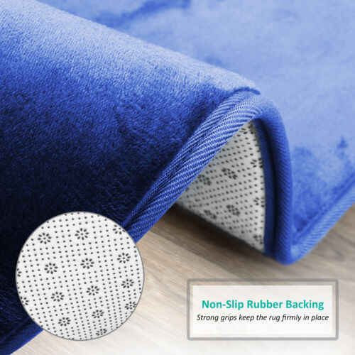 Luxurious Absorbent Soft Memory Foam Bath Mat Bathroom Shower Rug