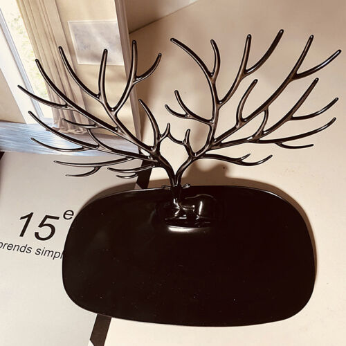 Jewelry Deer Tree Stand Display Organizer Necklace Ring Earring Holder Rack