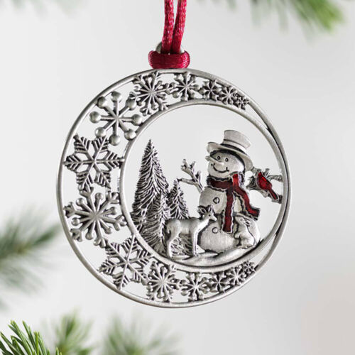 Christmas Ornament Santa Claus Xmas Tree Hanging Metal Pendants