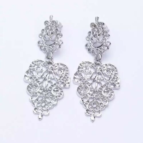 Bohemian Hollow Leaf Drop Earring for Women Fashion